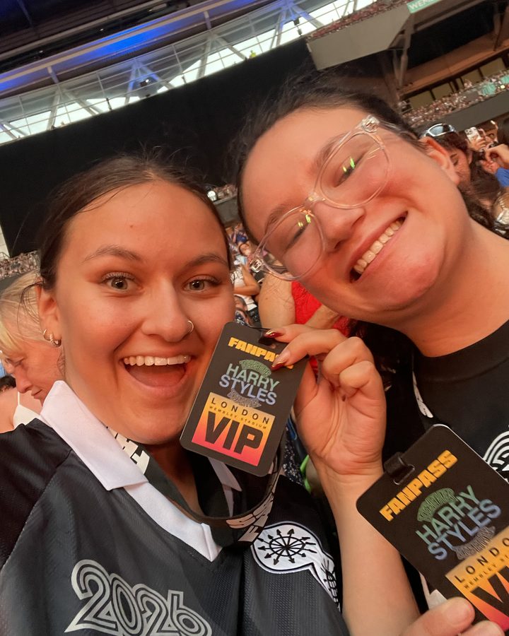 Fanpass members with their VIP passes